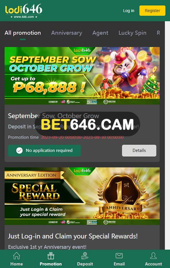 Bet646 generous bonuses and promotions