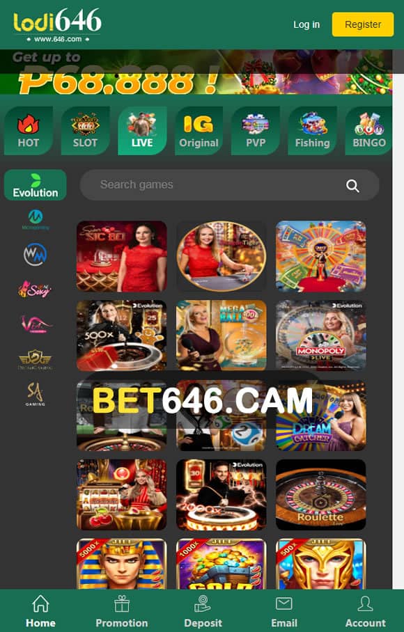 Bet646 live casino