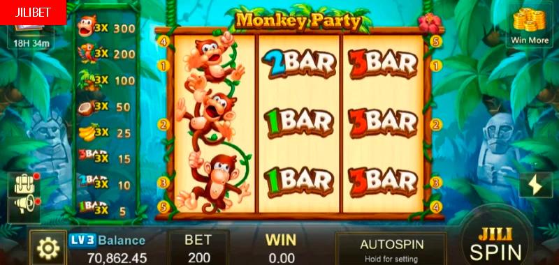 Bet646 SecretMonkey Party Slot Machine