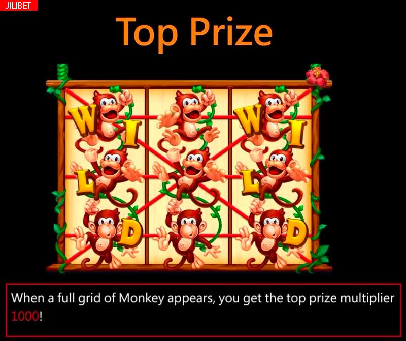 Bet646 Monkey Party Slot Machine Top Prize